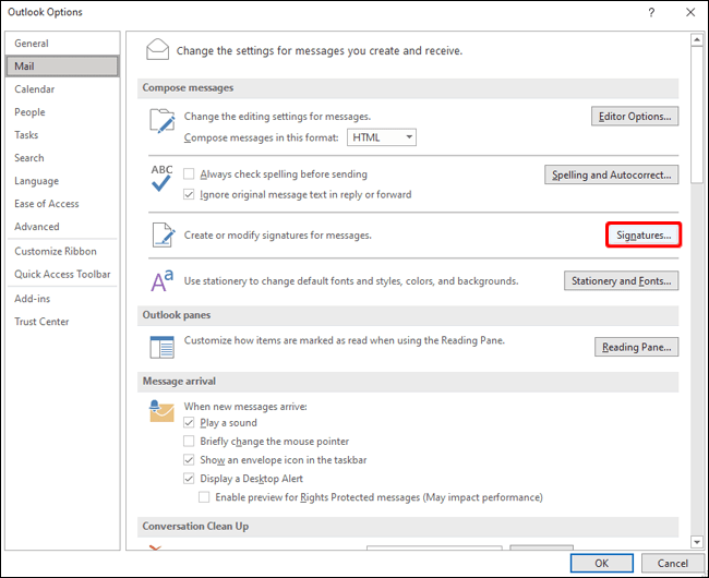 2 50 كيفية تغيير التوقيع في Outlook على الكمبيوتر والجوال