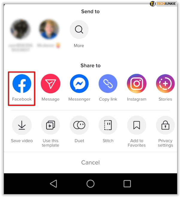 341.18a 1 Comment partager une vidéo TikTok sur Facebook ?