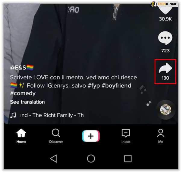 341.3 1 1 Comment partager une vidéo TikTok sur Facebook ?