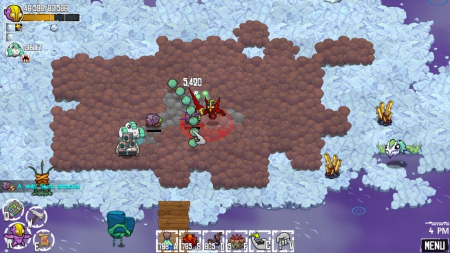 أفضل ألعاب أندرويد 2023 (مجانية ومدفوعة) 21 Screenshot of Crashlands gameplay