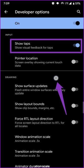 أفضل 10 خيارات لمطور برامج أندرويد يجب أن تجربها 29 إظهار الحنفية