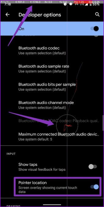 أفضل 10 خيارات لمطور برامج أندرويد يجب أن تجربها 30 إظهار المؤشر