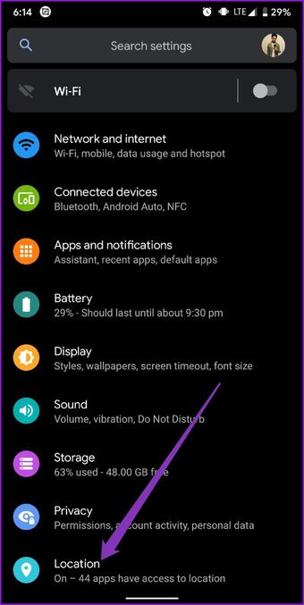أفضل 7 طرق لإصلاح مشكلة خرائط جوجل تظهر موقع خاطئ 41 إعدادات الموقع