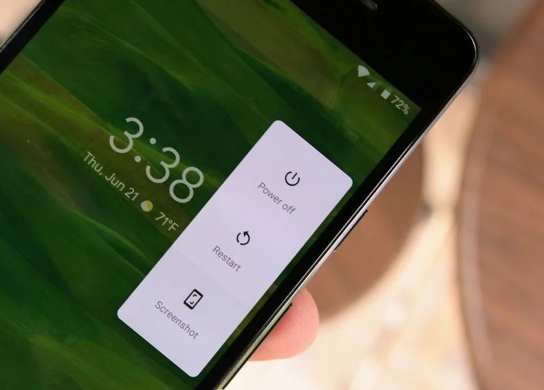 Restart أندرويد phone