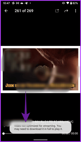 لم يتم تحسين مقاطع فيديو تيليجرام التي لا يتم تشغيلها على فيديو أندرويد