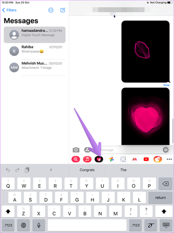 حيل نصائح Imessage مثل المؤثرات الخاصة Pew 15