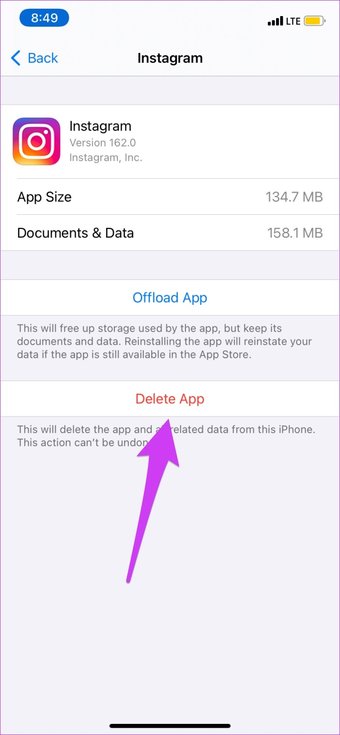 إصلاح انستقرام لا يعمل على آيفون 12