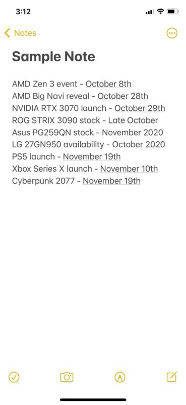 طريقة تغيير خلفية ملاحظة على آيفون و ايباد