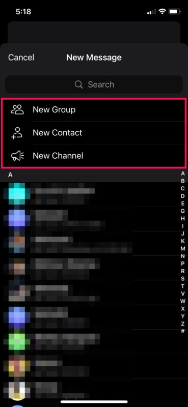 طريقة استخدام تيليجرام على آيفون