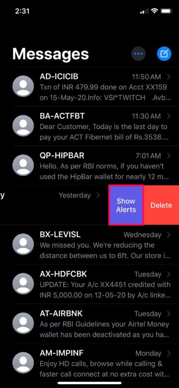 طريقة كتم صوت الرسائل في الآيفون iMessages 18 طريقة كتم صوت رسائل iMessage على آيفون