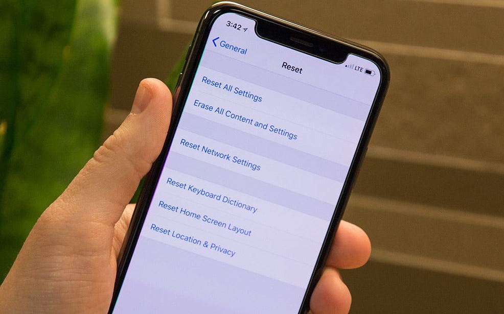 reset Network Settings on Apple iPhone