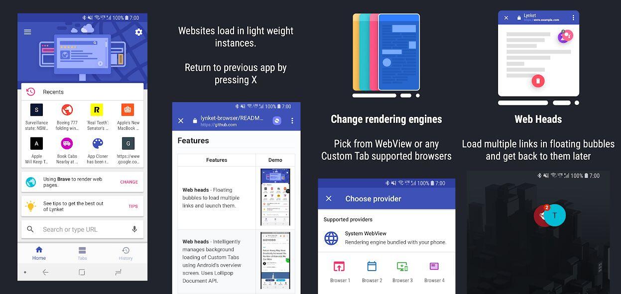 متصفح Lynket Browser