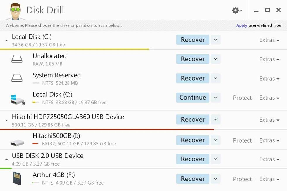برنامج Disk Drill لاستعادة الملفات المحذوفة بجميع انواعها
