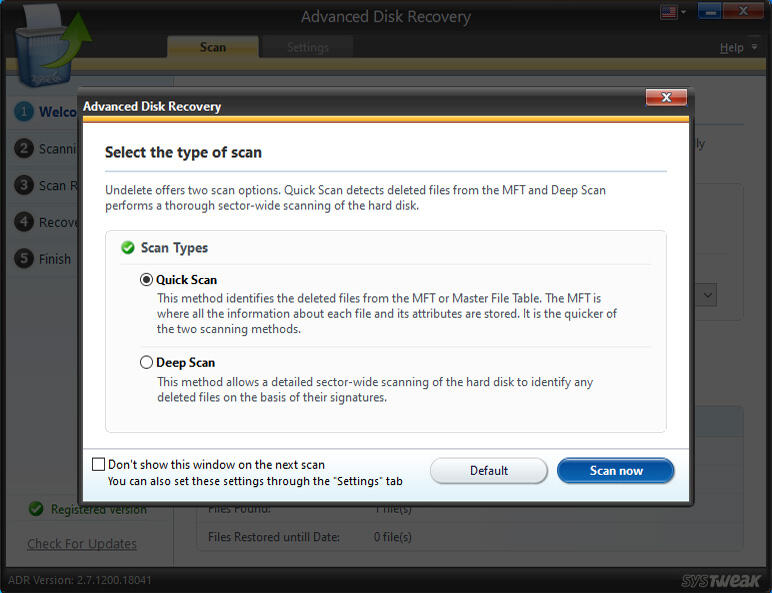 برنامج Advanced Disk Recovery لاستعادة الملفات من DVD و CD