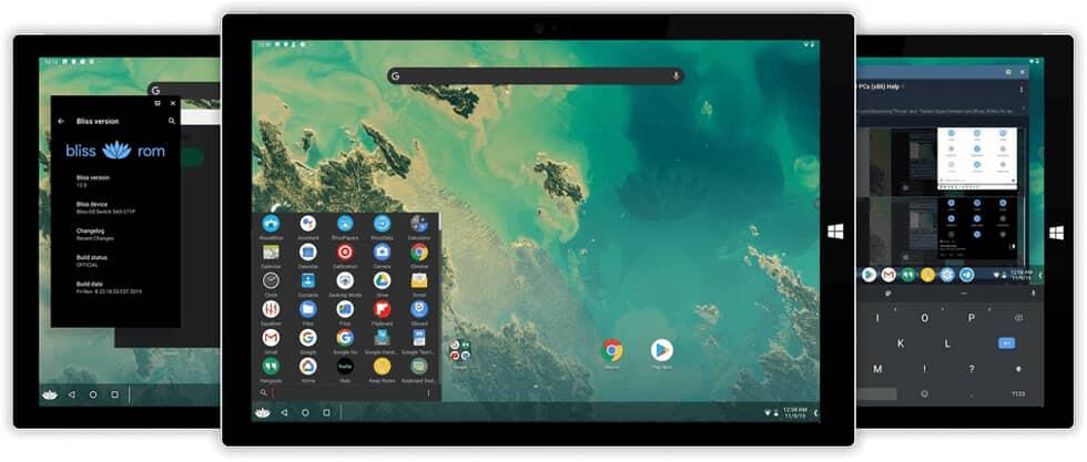 برنامج Bliss OS