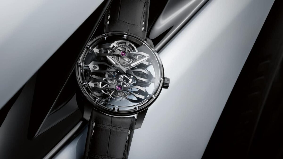 Girard-Perregaux Tourbillon مع ثلاثة جسور طائرة من إصدار أستون مارتن