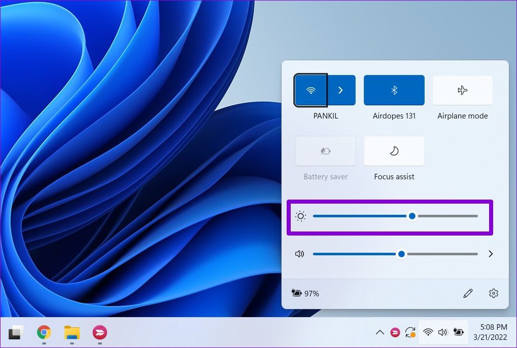 624beb8b547f5 التحكم بسطوع الشاشة لا يعمل على لاب بتوب ويندوز 11