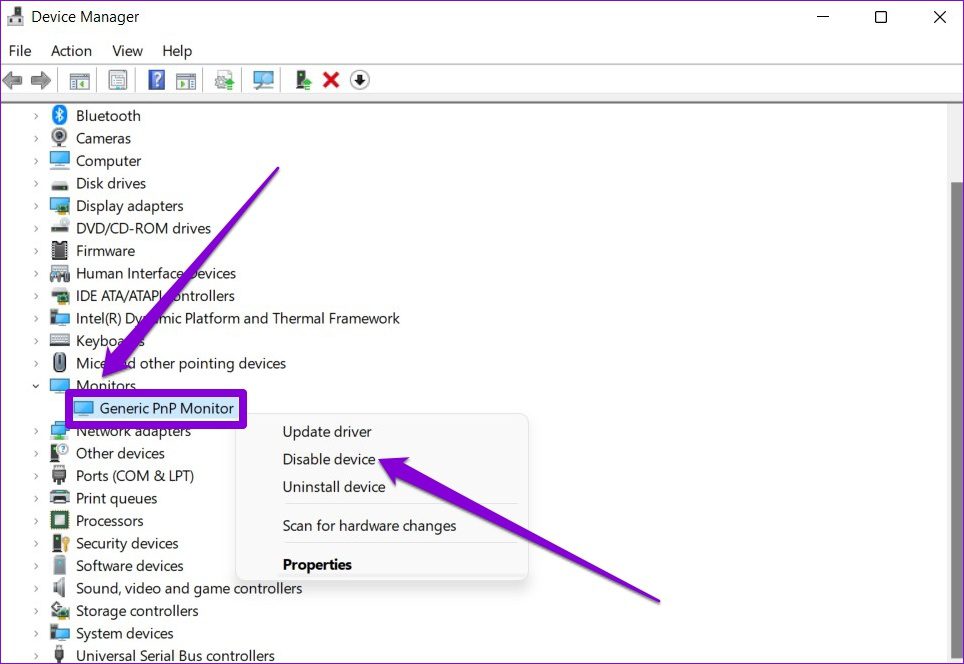 624beb95398e2 التحكم بسطوع الشاشة لا يعمل على لاب بتوب ويندوز 11