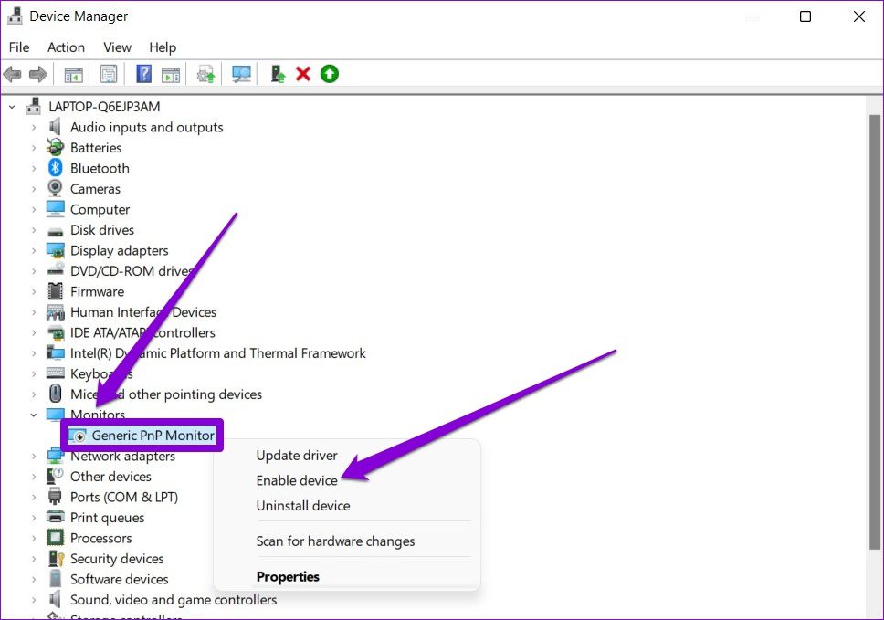 624beb960dd67 التحكم بسطوع الشاشة لا يعمل على لاب بتوب ويندوز 11