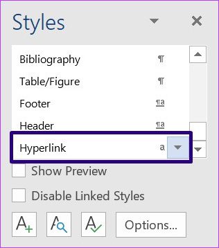 طريقة تنسيق وتعديل الارتباطات التشعبية في مايكروسوفت وورد 53 طريقة تنسيق الارتباطات التشعبية في مايكروسوفت وورد