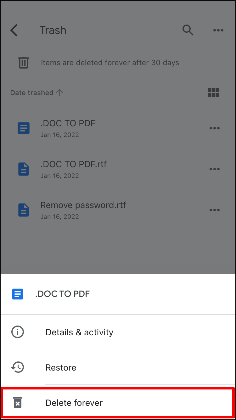 62540df95d2f3 طريقة حذف الملفات من جوجل درايف على كل الأجهزة
