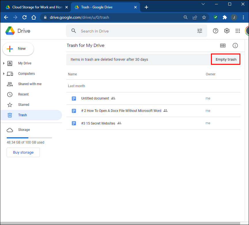 62540e3a52c4b طريقة حذف الملفات من جوجل درايف على كل الأجهزة