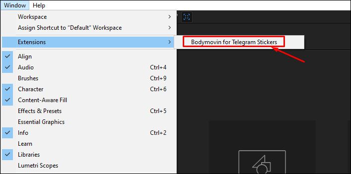 6254b3901609b طريقة عمل ملصقات متحركة على تيليجرام