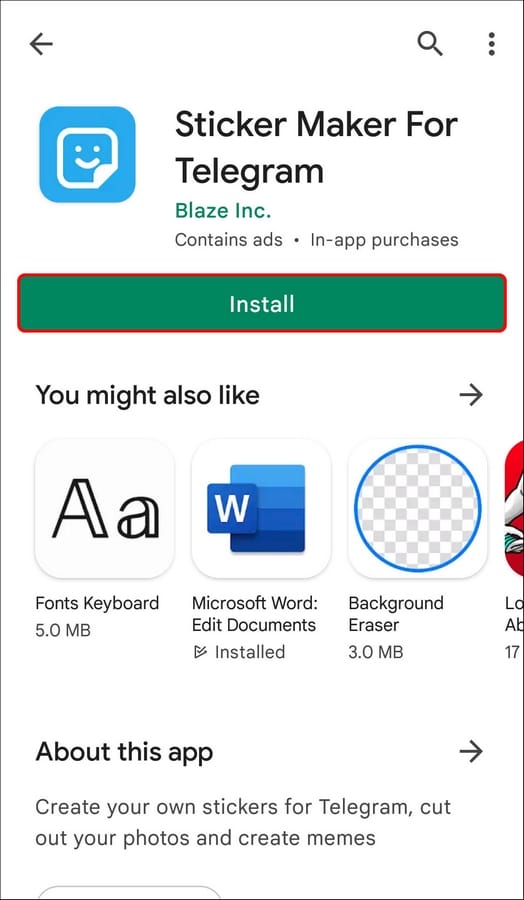 6254b39fcf376 طريقة عمل ملصقات متحركة على تيليجرام