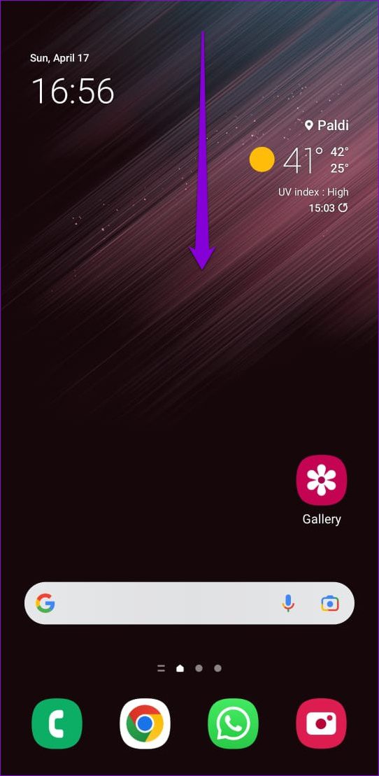 626358d7c6501 طريقة استخدام لوحة الإعدادات السريعة على جوالات سامسونج