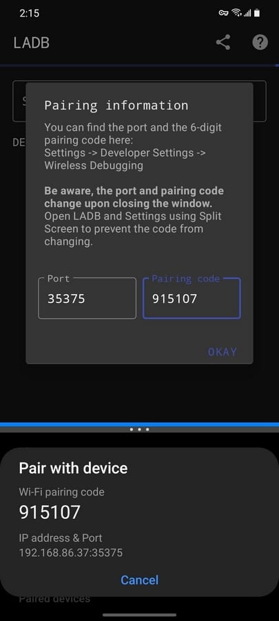 طريقة إرسال أوامر ADB إلى جوالك بدون كمبيوتر أو روت