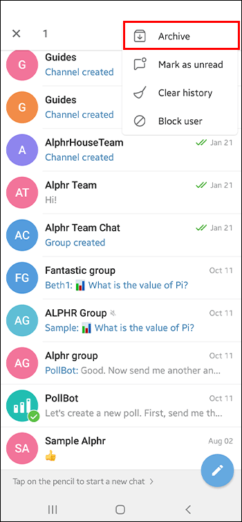 طريقة اخفاء الدردشة في تيليجرام دون حذف 97 6263dc753ce35 طريقة اخفاء الدردشة في تيليجرام دون حذف