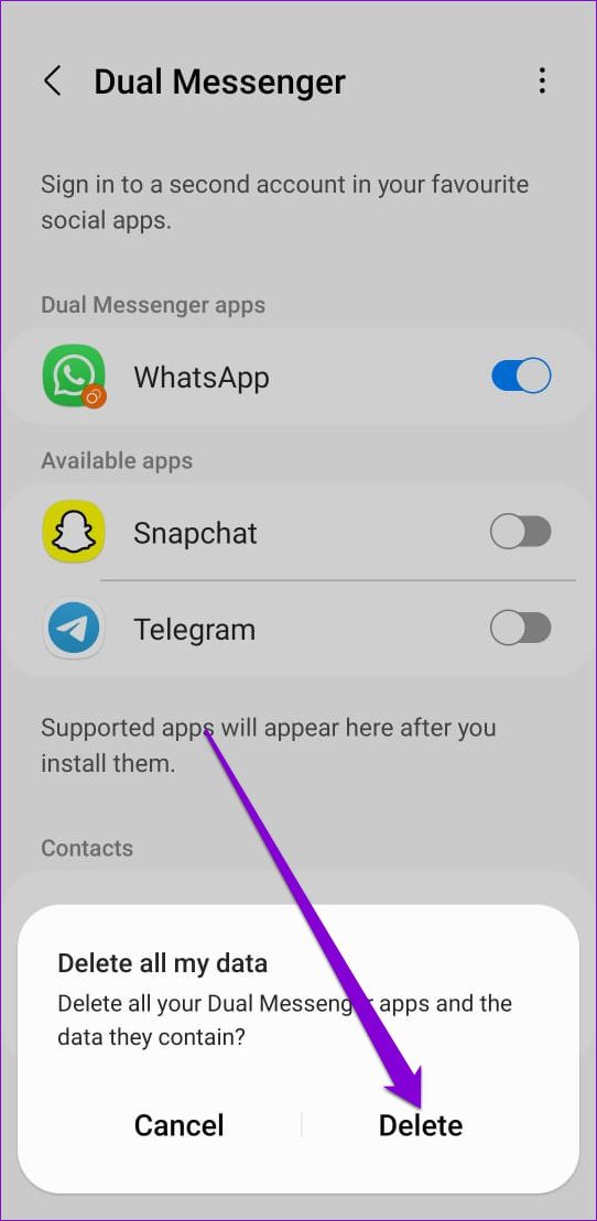 626bf51ec90a1 How to use Dual Messenger on Samsung Galaxy phones