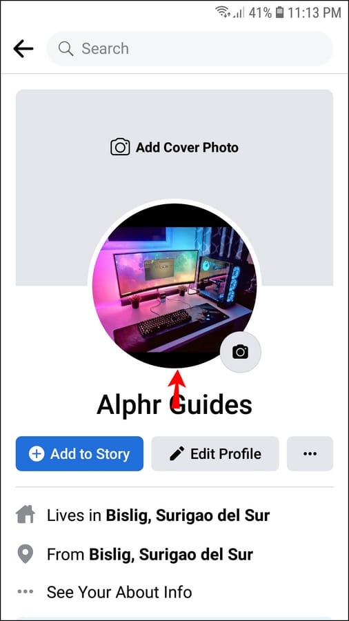 626d249e712b8 طريقة تغيير صورة بروفايل ماسنجر فيسبوك