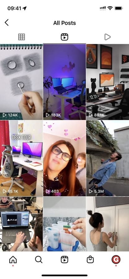 طريقة إيجاد جميع الريلز التي أحببتها وحفظتها في انستقرام 16 طريقة العثور على جميع الريلز التي أحببتها وحفظتها على انستقرام