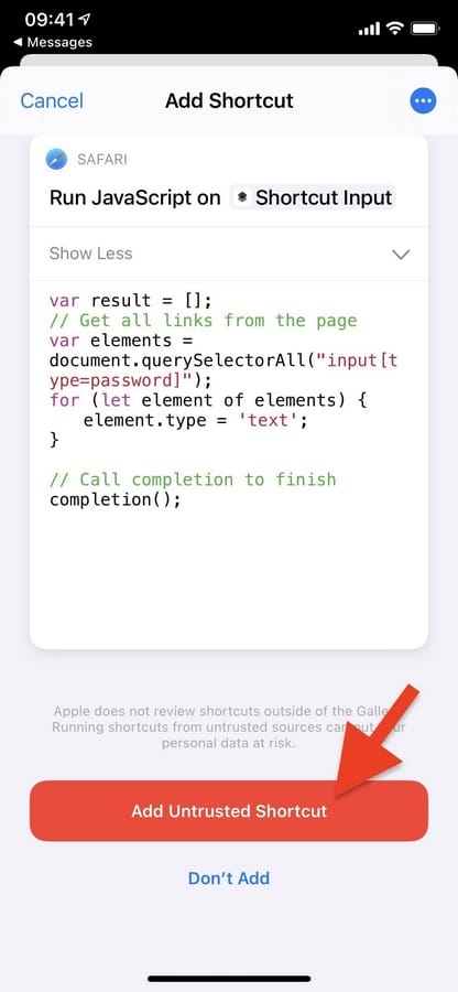 الكشف بسهولة عن كلمات المرور المبهمة المخفية خلف العلامات النجمية والنقاط لصفحات تسجيل الدخول في سفاري