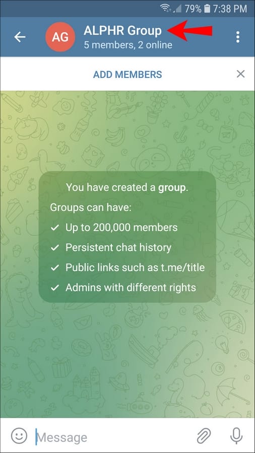 طريقة إنشاء سوبر قروب في تيليجرام 47 طريقة إنشاء سوبر قروب في تيليجرام