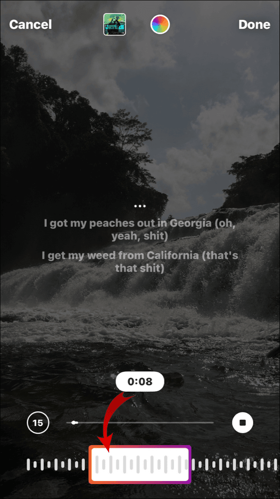 6272bf3e82bd6 طريقة إضافة موسيقى إلى قصة أو منشور على انستقرام