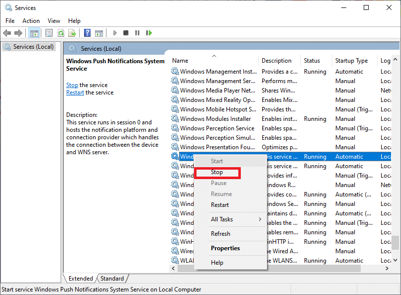 إيقاف خدمة تحديث الويندوز. إصلاح ويندوز Update يأخذ إلى الأبد