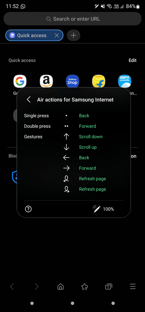 أفضل 7 طرق لإصلاح قلم S Pen لا يعمل على أجهزة سامسونج جالكسي 35 كل إيماءات الهواء