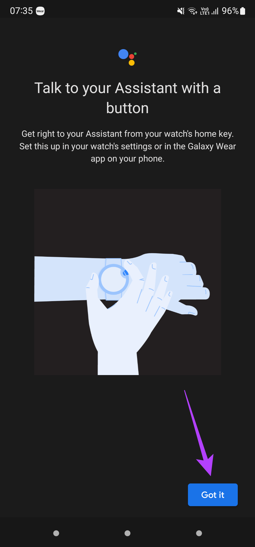 طريقة تثبيت وتفعيل مساعد جوجل على ساعة سامسونج 69 زر فهمت ذلك