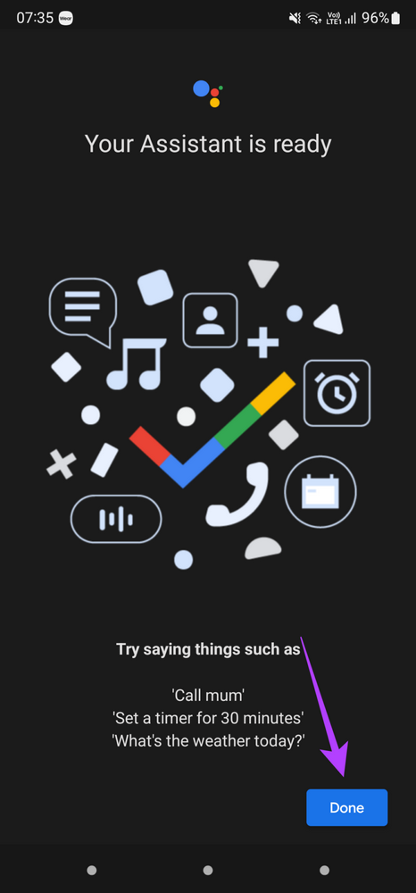 طريقة تثبيت وتفعيل مساعد جوجل على ساعة سامسونج 70 زر تم