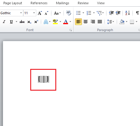 اضغط على مفتاحي Ctrl و F9