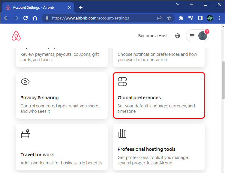 62e940bd60e49 كيفية تغيير العملة في Airbnb