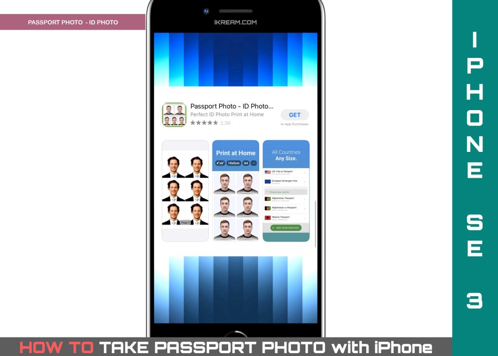 62eb7f7226fae كيف تأخذ صورة جواز السفر مع الآيفون