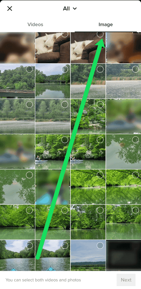 62eea3641bf61 كيفية إضافة صور إلى منشور تيك توك