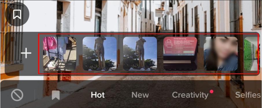 62eea375952e0 كيفية إضافة صور إلى منشور تيك توك