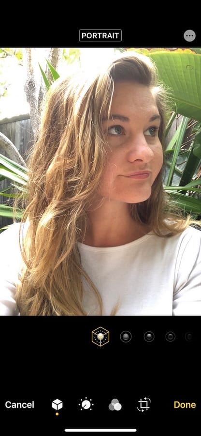 كيفية استخدام نمط بورتريه في آيفون لصور شخصية احترافية 27 كيفية تحرير صورة بنمط بورتريه على آيفون