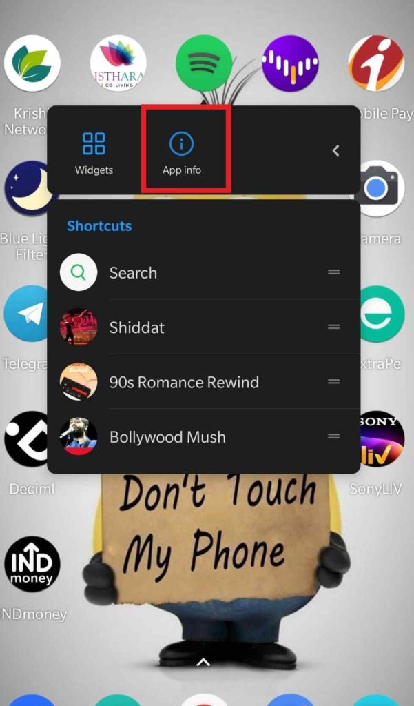 معلومات التطبيق