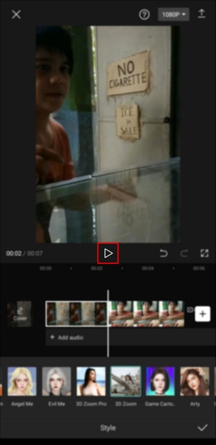 Capcut How to Use 3d Zoom9 1 Comment utiliser CapCut - Guide du débutant