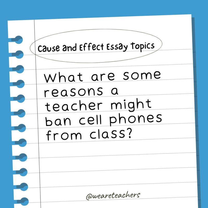 ما هي بعض الأسباب التي قد تجعل المدرس يمنع الهواتف المحمولة من الفصل؟